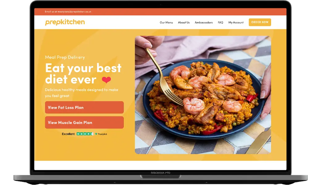Screenshot of PrepKitchen