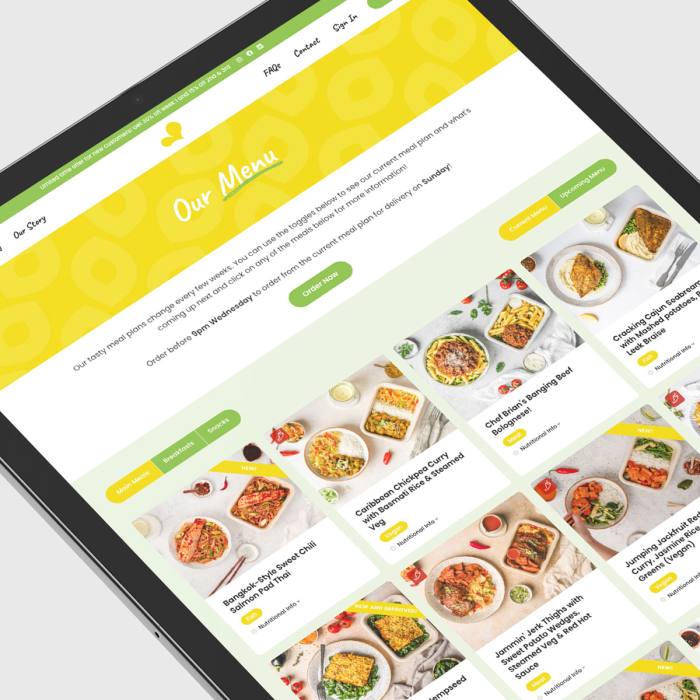 E-commerce website concept