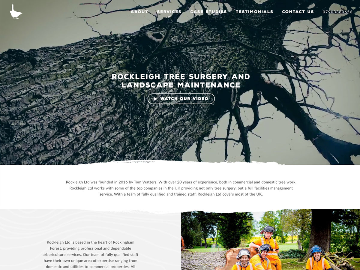 Rockleigh website screenshot