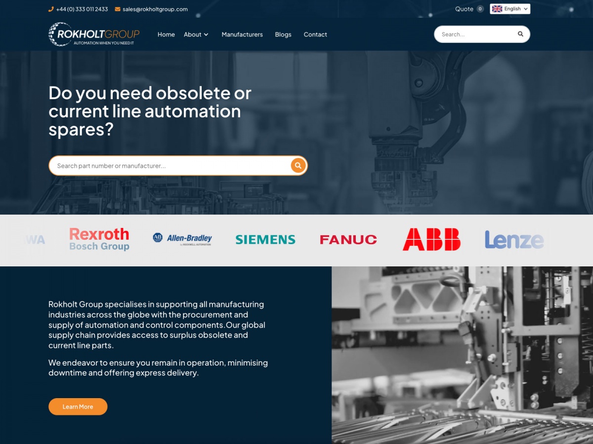 Rokholt Group website screenshot