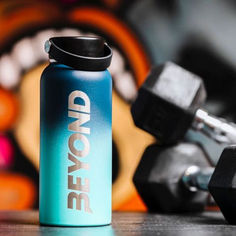 Beyond Shakers insulated water bottle