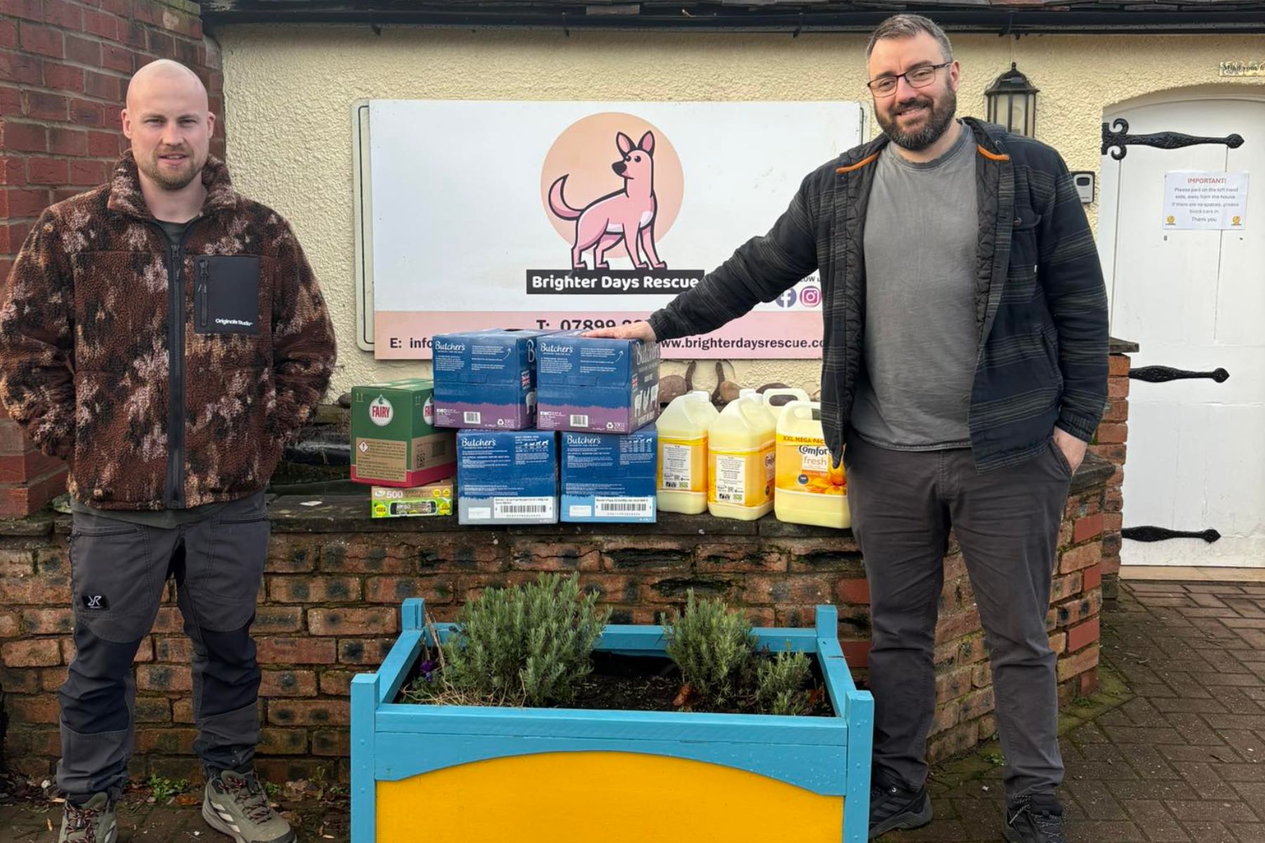 Web Optic donations for Brighter Days Rescue