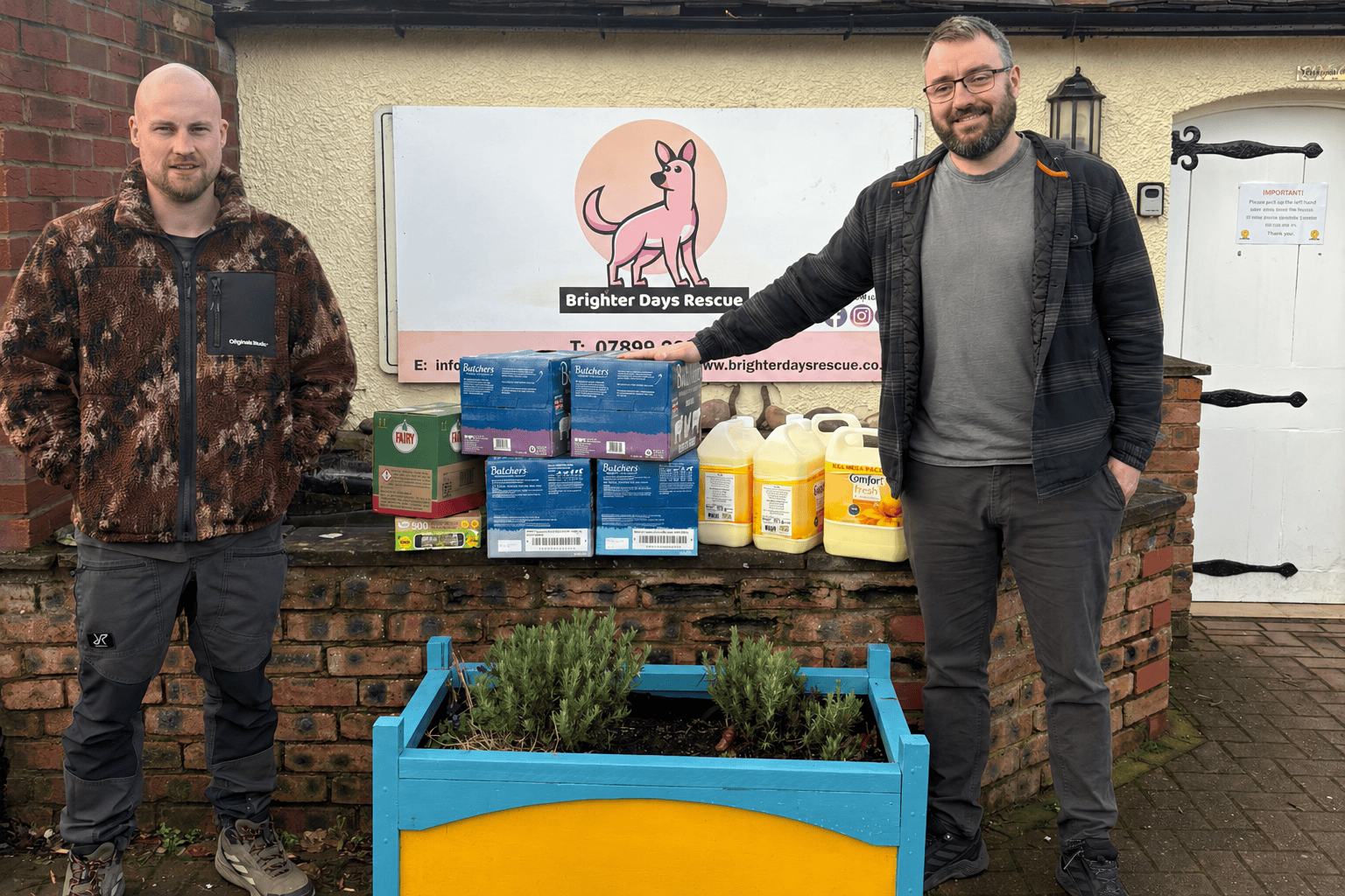 Web Optic donations for Brighter Days Rescue
