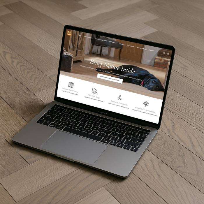 E-commerce website concept