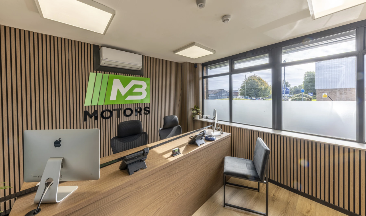 MB Motor Sales website screenshot
