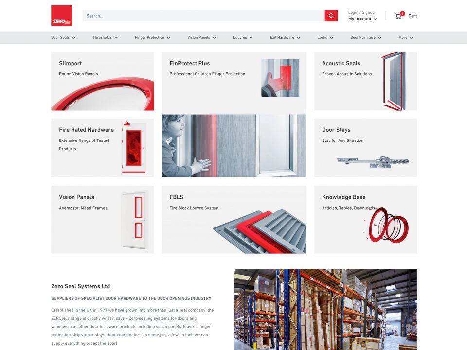 Zero Plus website designed by Web Optic